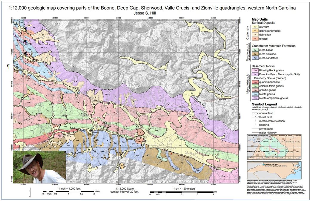 EDMAP, Boone area, North Carolina U.S. Geological Survey